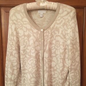 Festive cardigan.  Great with jeans too